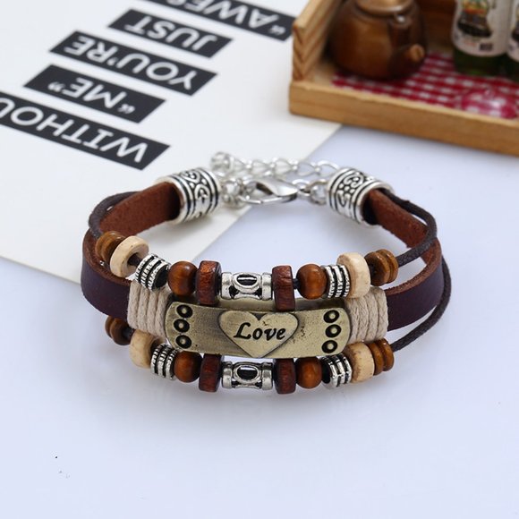 Occident And The United States Cortex Bracelet One Button Buckle - Picture 2 of 3